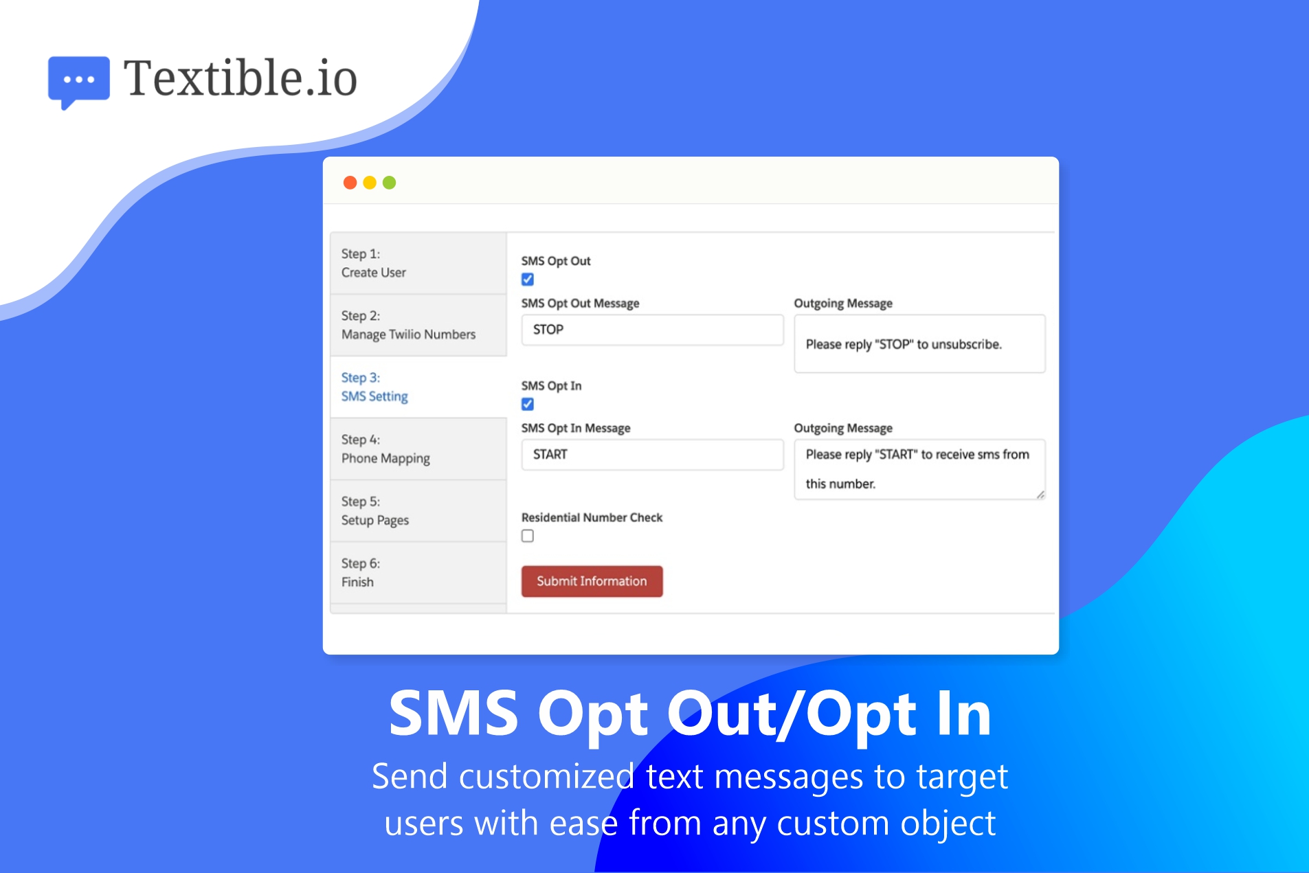 Salesforce SMS App